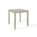 Table à manger hauteur comptoir gris aux lignes épurées – Design moderne et minimaliste avec cadre robuste | Table de cuisine et de bar