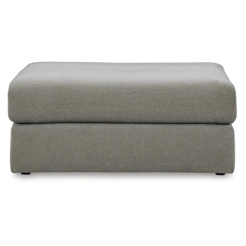 Grand pouf ottoman d'appoint – Repose-pieds rembourré extra large avec base robuste, siège de salon et de chambre à coucher