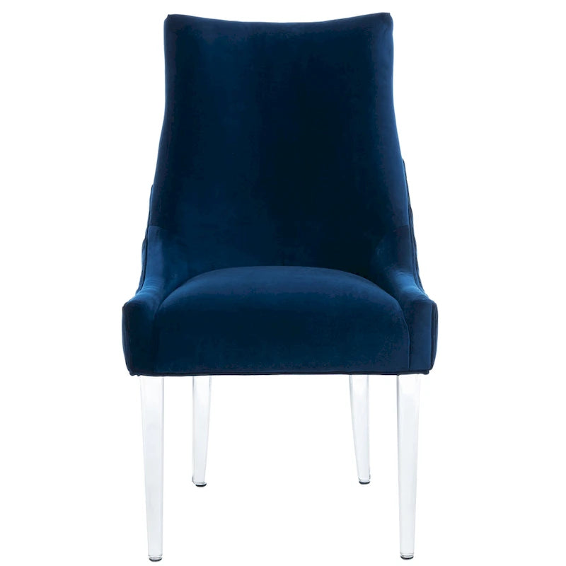 Chaise de salle à manger à pieds acryliques 22L x 28P x 38H
