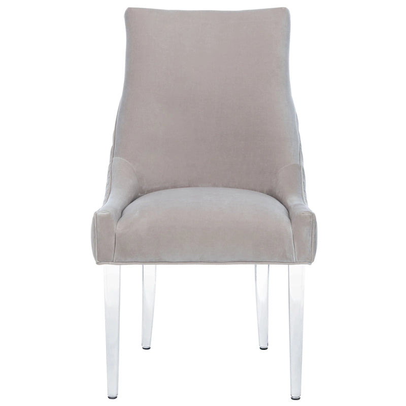 Chaise de salle à manger à pieds acryliques 22L x 28P x 38H