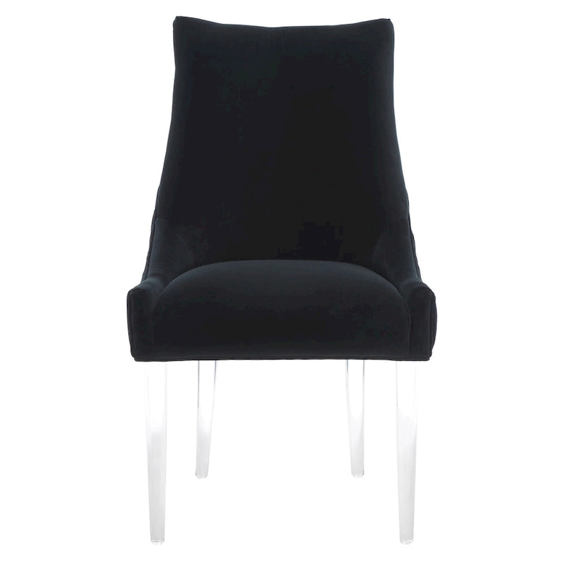 Chaise de salle à manger à pieds acryliques 22L x 28P x 38H