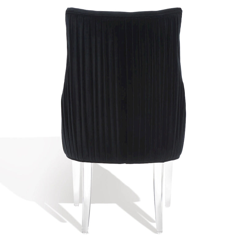 Chaise de salle à manger à pieds acryliques 22L x 28P x 38H