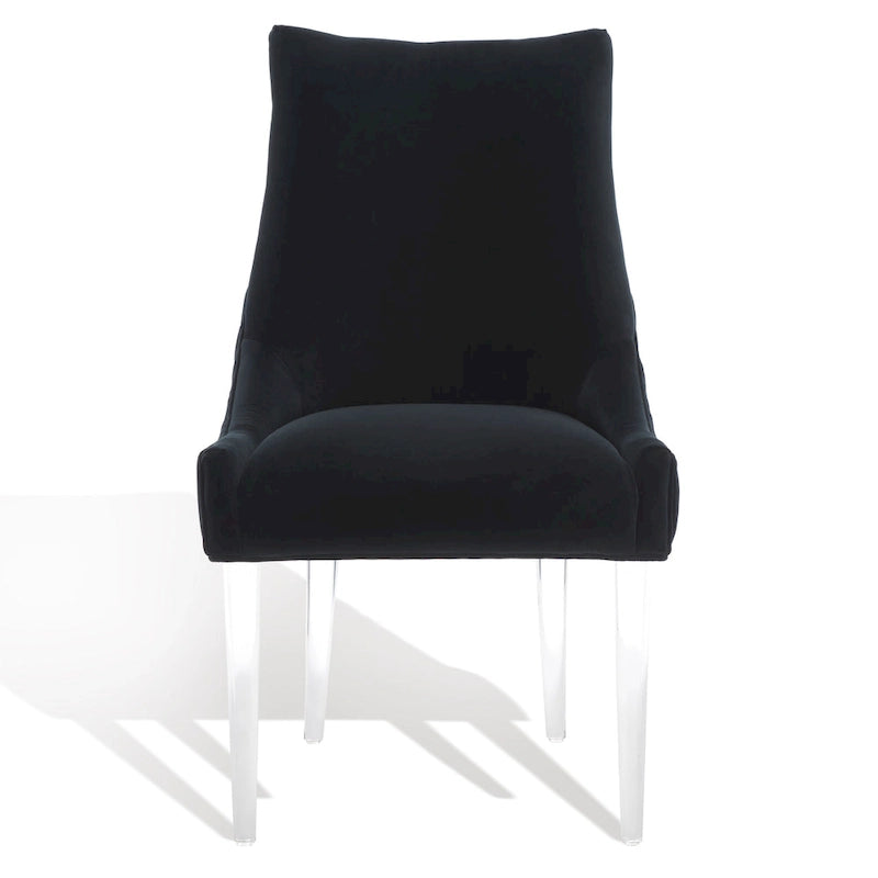 Chaise de salle à manger à pieds acryliques 22L x 28P x 38H